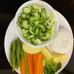 Rice Without Oil 200g + Sauteed Vegetables + Green Salad